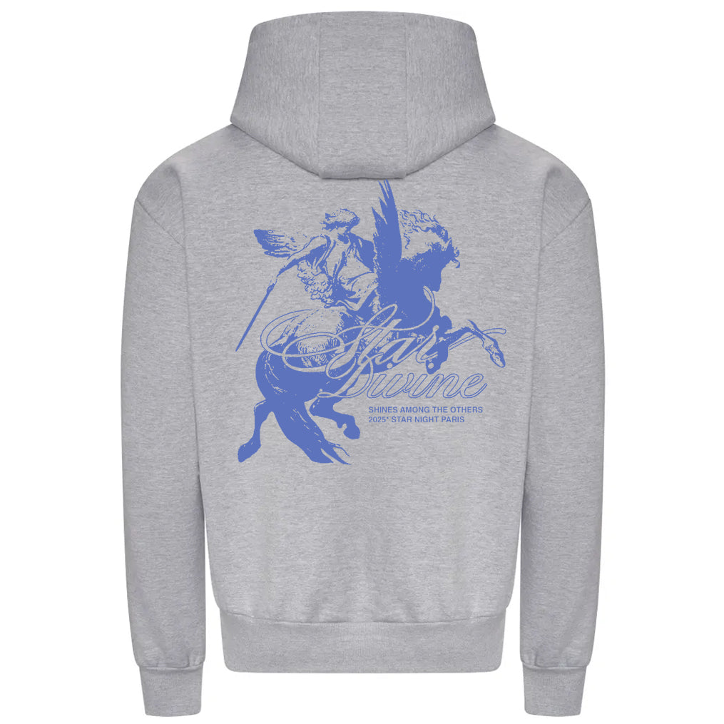 Hoodie Star Divine – Backprint Blue Edition
