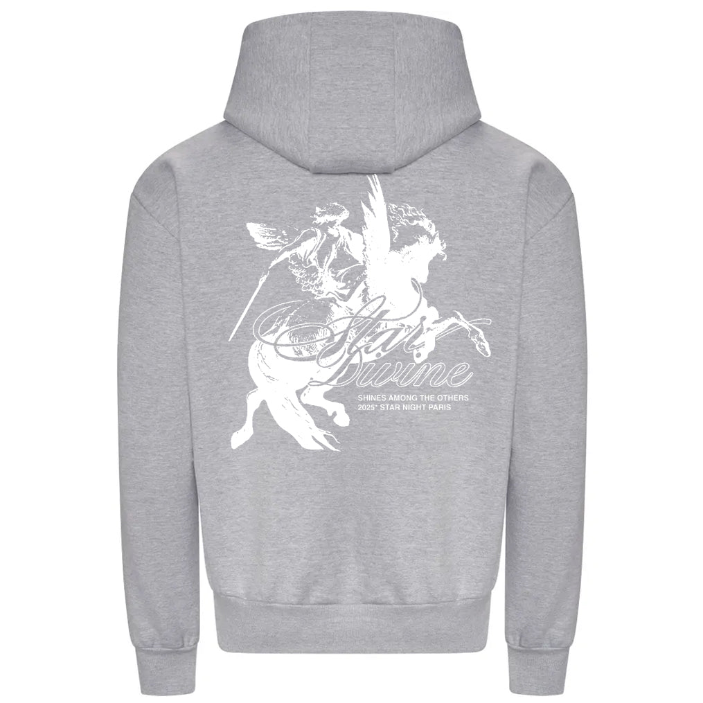 Hoodie Star Divine – Backprint White Edition