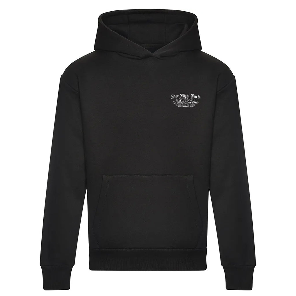 Hoodie Star Divine - Backprint Black Edition