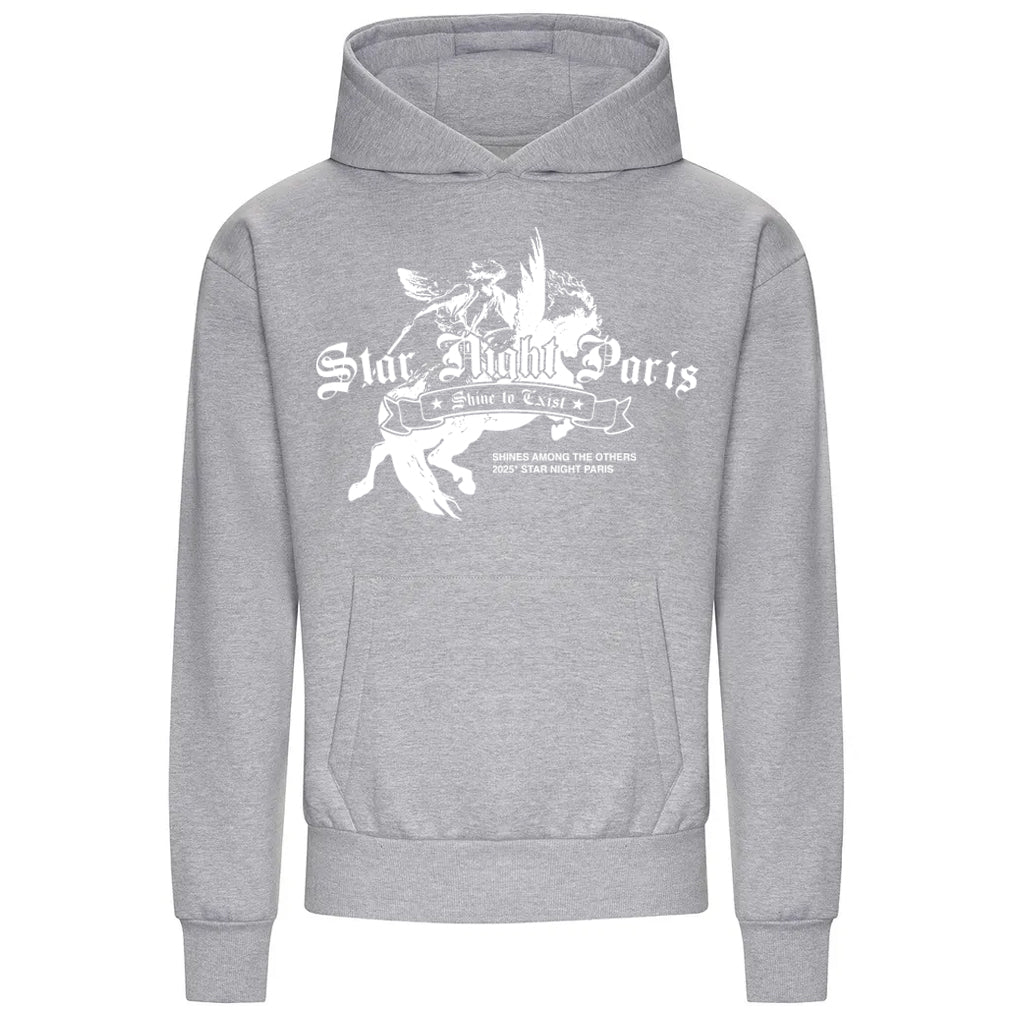 Hoodie Star Divine – Iconic White Print