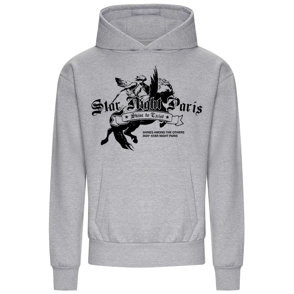 Hoodie Star Divine – Iconic Black Print