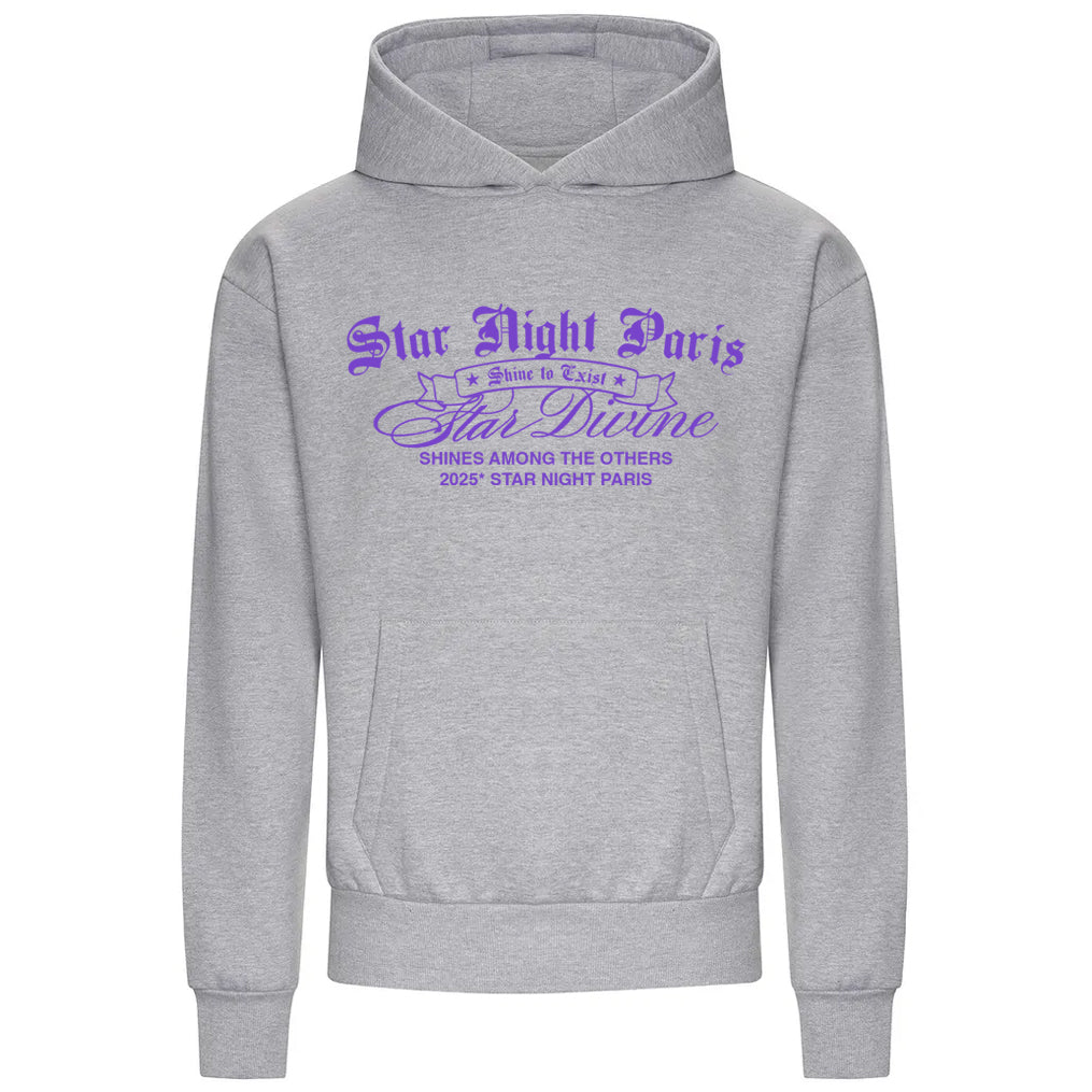 Hoodie Star Divine - Basic Blue Print