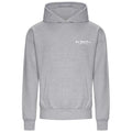 Hoodie Gris Original - White Print